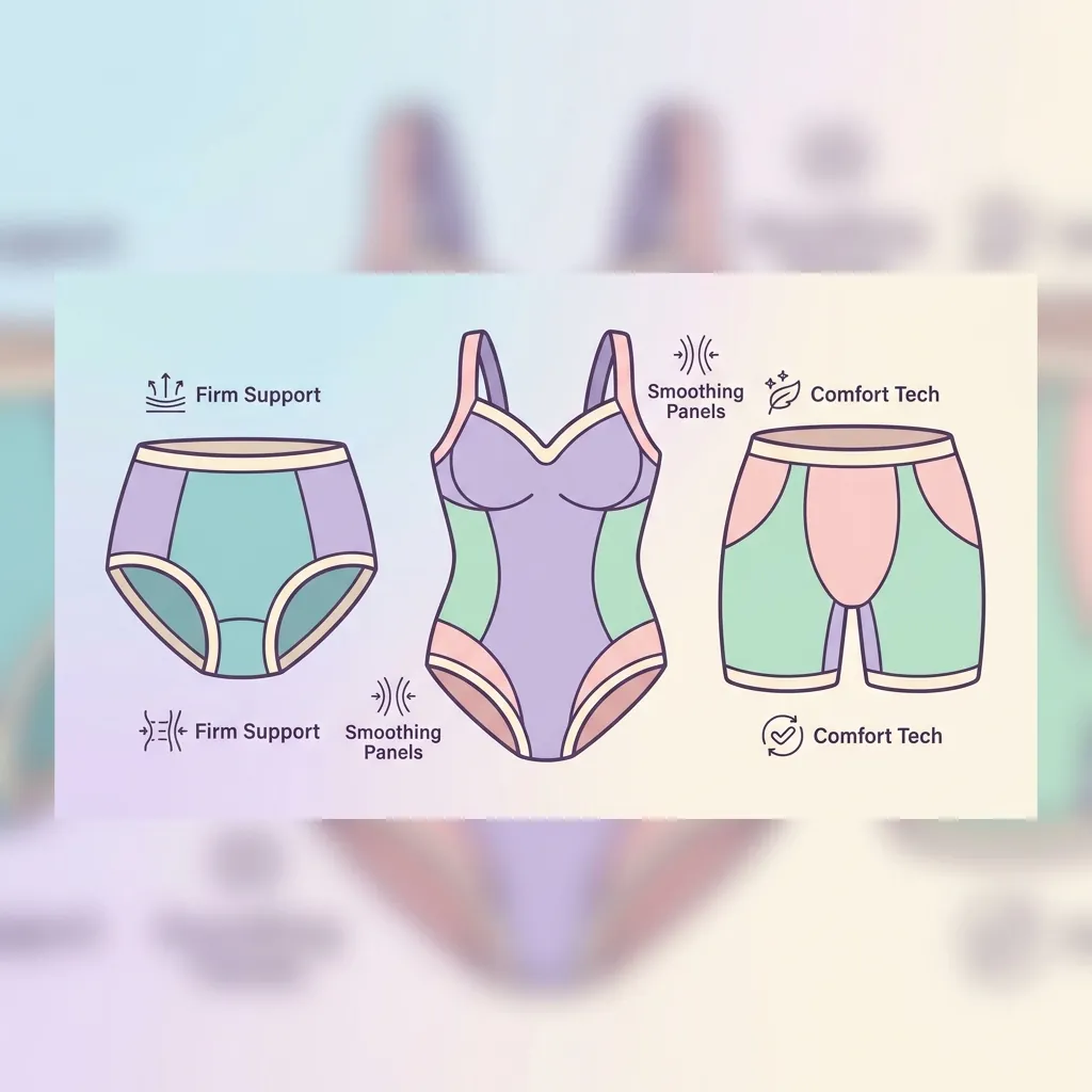 High-waisted underwear used for tape-free tucking