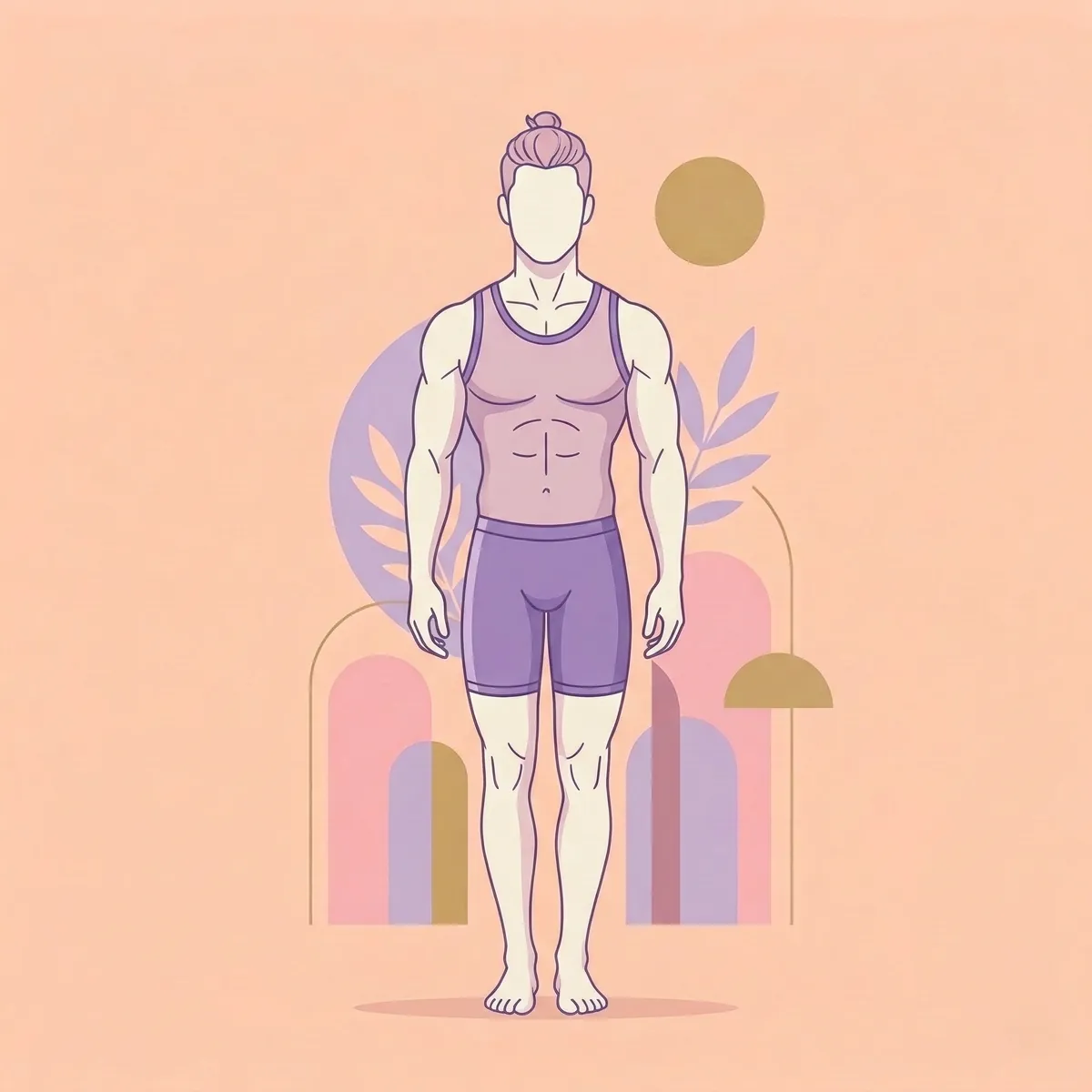 Male Inverted Triangle Shape