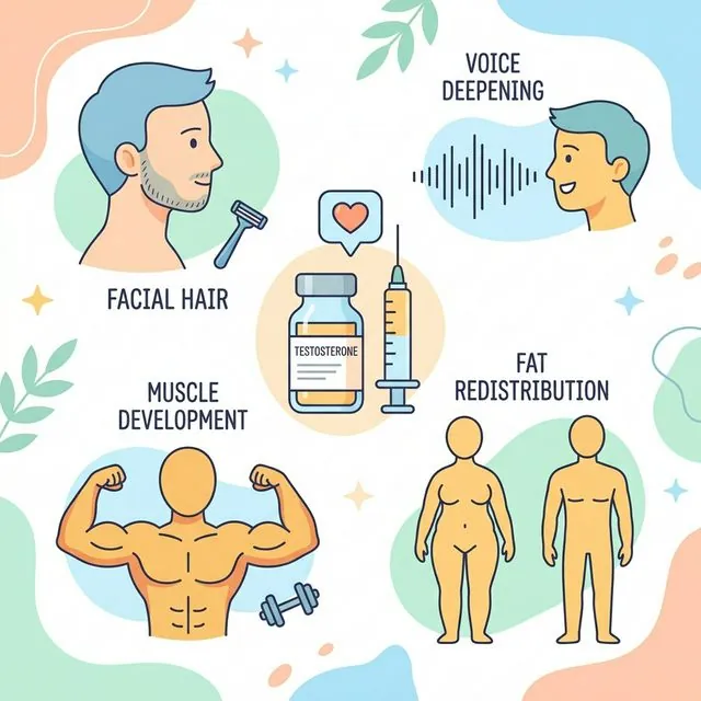 Masculinizing hormone therapy timeline