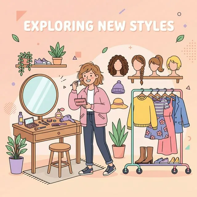 Gender presentation illustration