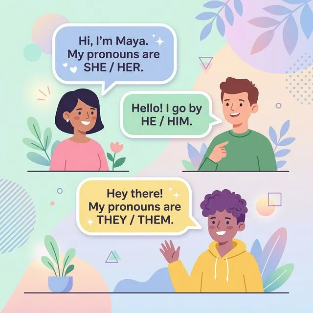 Pronouns illustration