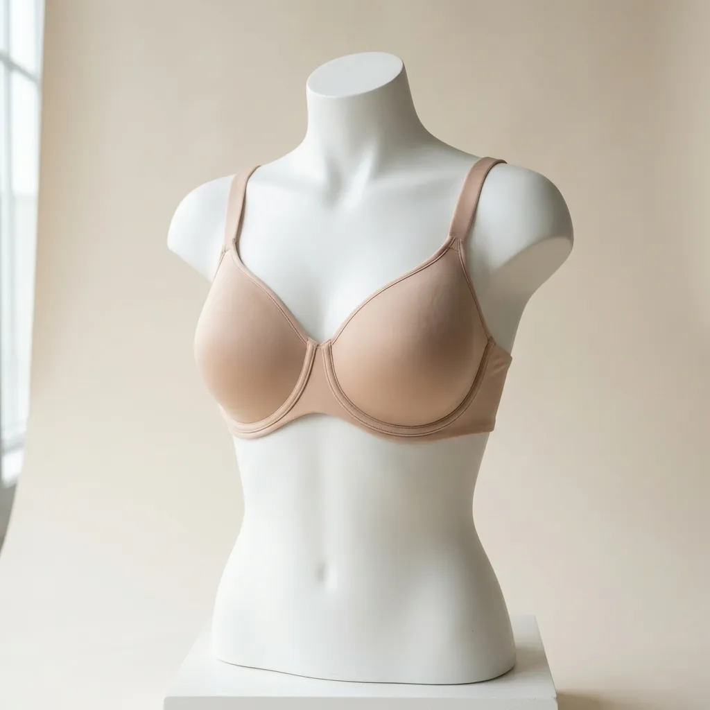 A full-coverage T-shirt bra